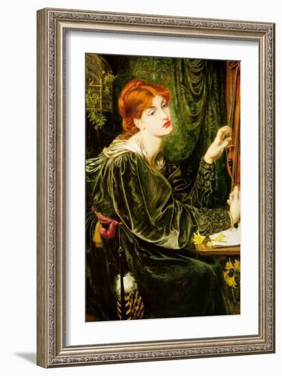 Veronica Veronese-Dante Gabriel Rossetti-Framed Art Print