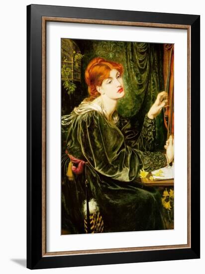 Veronica Veronese-Dante Gabriel Rossetti-Framed Art Print