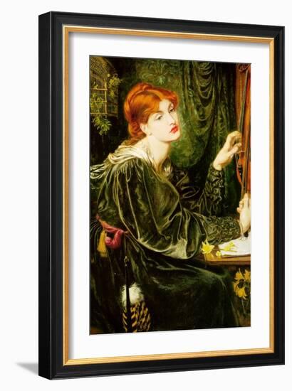 Veronica Veronese-Dante Gabriel Rossetti-Framed Art Print