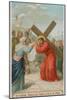 Veronica Wipes the Face of Jesus. the Sixth Station of the Cross-null-Mounted Giclee Print