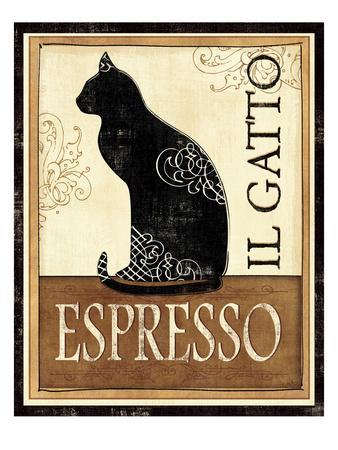 CAT ART PRINT Me Ow Alex Cherry