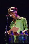 Michael Horovitz, During a Performance of 'Poem', Queen Elizabeth Hall, London, 14th June 2012-Veronique Dubois-Framed Photographic Print