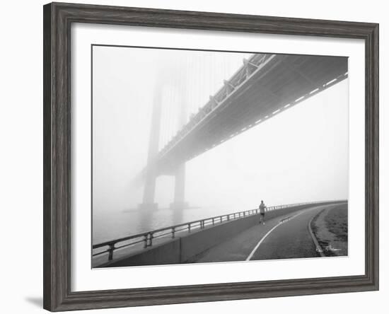 Verrazano Bridge-Henri Silberman-Framed Art Print