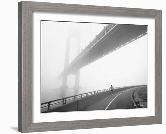 Verrazano Bridge-Henri Silberman-Framed Art Print