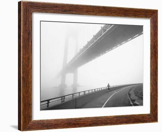 Verrazano Bridge-Henri Silberman-Framed Art Print