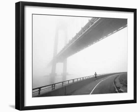 Verrazano Bridge-Henri Silberman-Framed Art Print