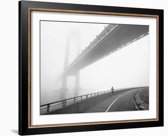 Verrazano Bridge-Henri Silberman-Framed Art Print