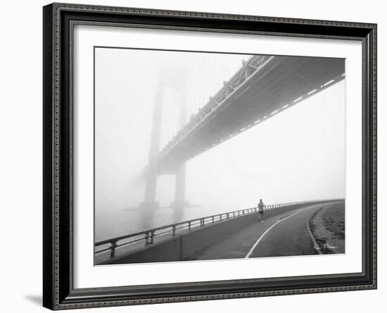 Verrazano Bridge-Henri Silberman-Framed Art Print