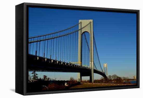 Verrazano Narrows Bridge, 2017, (Photograph)-Anthony Butera-Framed Premier Image Canvas