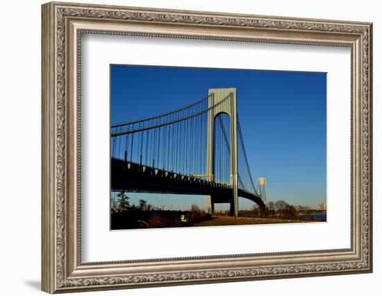 Verrazano Narrows Bridge, 2017, (Photograph)-Anthony Butera-Framed Photographic Print