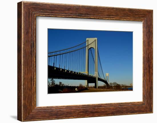 Verrazano Narrows Bridge, 2017, (Photograph)-Anthony Butera-Framed Photographic Print