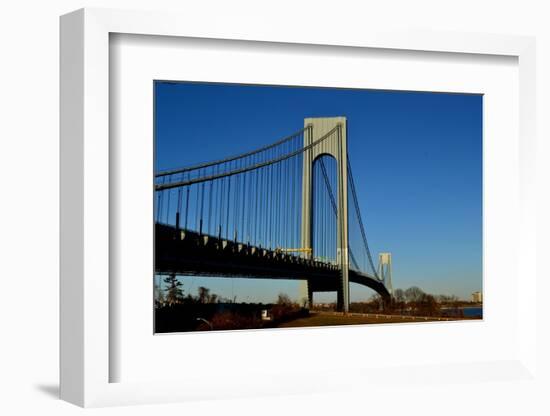 Verrazano Narrows Bridge, 2017, (Photograph)-Anthony Butera-Framed Photographic Print