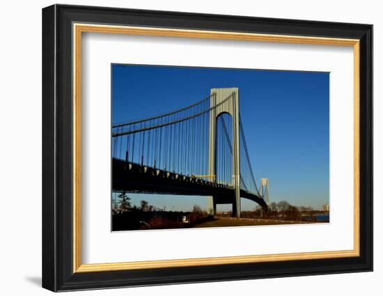 Verrazano Narrows Bridge, 2017, (Photograph)-Anthony Butera-Framed Photographic Print