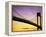 Verrazano Narrows Bridge at Dusk-Alan Schein-Framed Premier Image Canvas