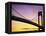 Verrazano Narrows Bridge at Dusk-Alan Schein-Framed Premier Image Canvas