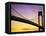 Verrazano Narrows Bridge at Dusk-Alan Schein-Framed Premier Image Canvas