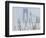 Verrazano-Narrows Bridge in Morning Fog, Staten Island, New York, USA-Walter Bibikow-Framed Photographic Print