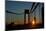 Verrazano Narrows Bridge, Sunset, 2017 (Photograph)-Anthony Butera-Mounted Photographic Print