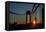 Verrazano Narrows Bridge, Sunset, 2017 (Photograph)-Anthony Butera-Framed Premier Image Canvas