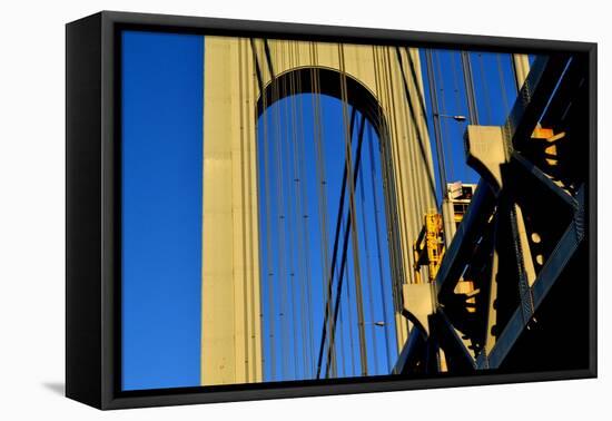 Verrazano Narrows Bridge Tower, 2017, (Photograph)-Anthony Butera-Framed Premier Image Canvas