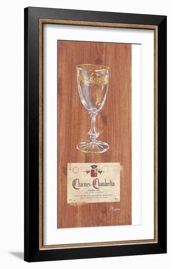 Verre Charmes-Chambertin-Pascal Cessou-Framed Art Print