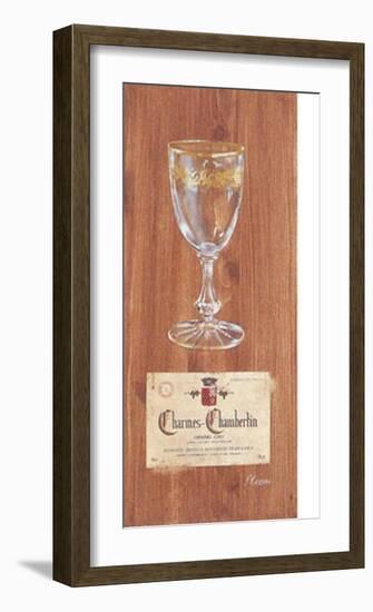 Verre Charmes-Chambertin-Pascal Cessou-Framed Art Print