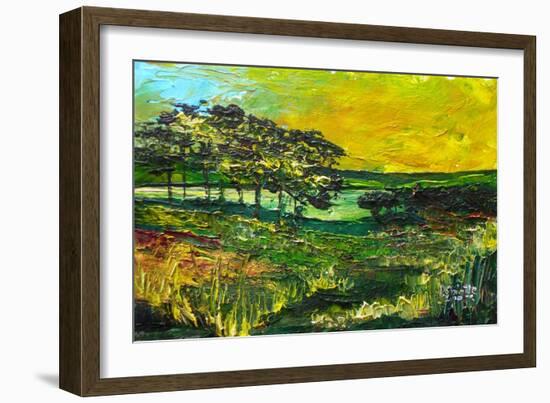 Vers L'Etang de Miragoane, 2010-Patricia Brintle-Framed Giclee Print