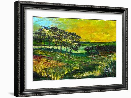 Vers L'Etang de Miragoane, 2010-Patricia Brintle-Framed Giclee Print