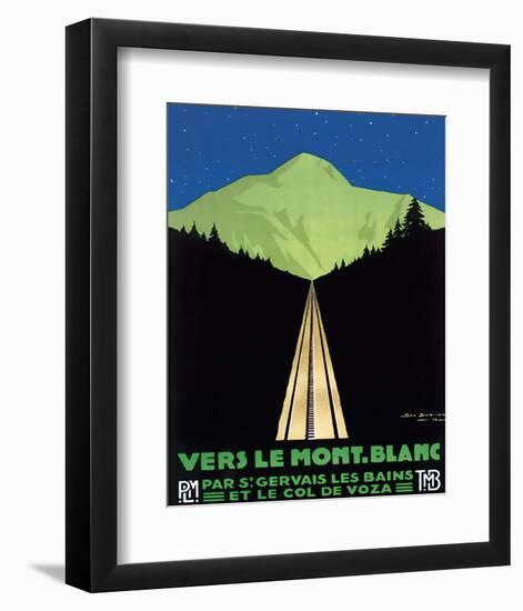 Vers Le Mont Blanc-Georges Dorival-Framed Premium Giclee Print