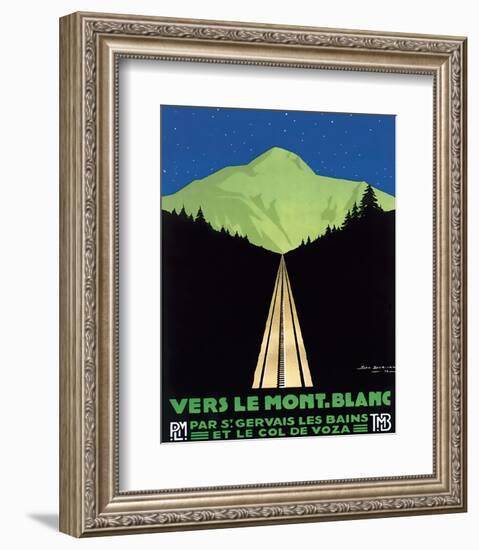 Vers Le Mont Blanc-Georges Dorival-Framed Art Print