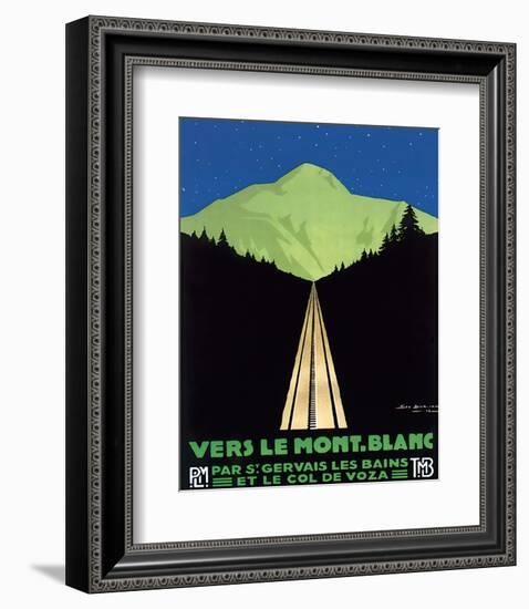 Vers Le Mont Blanc-Georges Dorival-Framed Art Print