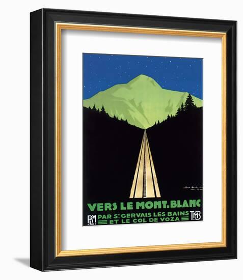 Vers Le Mont Blanc-Georges Dorival-Framed Art Print