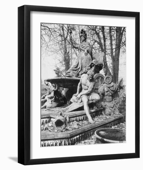 Versailles, 1904 - France Triumphant by Jean-Baptiste Tuby-Eugene Atget-Framed Art Print