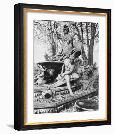 Versailles, 1904 - France Triumphant by Jean-Baptiste Tuby-Eugene Atget-Framed Art Print