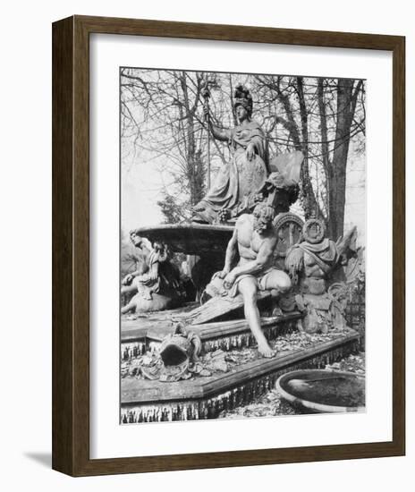 Versailles, 1904 - France Triumphant by Jean-Baptiste Tuby-Eugene Atget-Framed Art Print