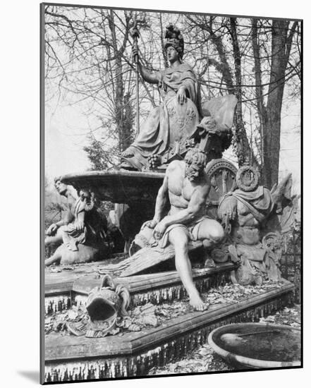 Versailles, 1904 - France Triumphant by Jean-Baptiste Tuby-Eugene Atget-Mounted Art Print