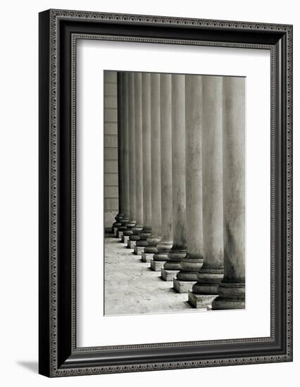 Vertical Columns-Christian Peacock-Framed Art Print