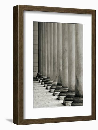 Vertical Columns-Christian Peacock-Framed Art Print