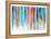 Vertical Lines 4, 2024-David Moore-Framed Stretched Canvas