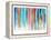 Vertical Lines 4, 2024-David Moore-Framed Stretched Canvas