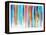 Vertical Lines 4, 2024-David Moore-Framed Stretched Canvas