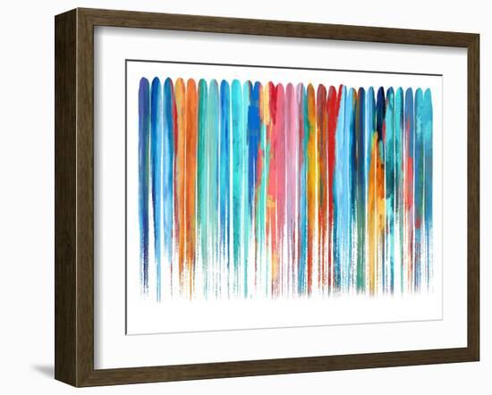 Vertical Lines 4, 2024-David Moore-Framed Art Print