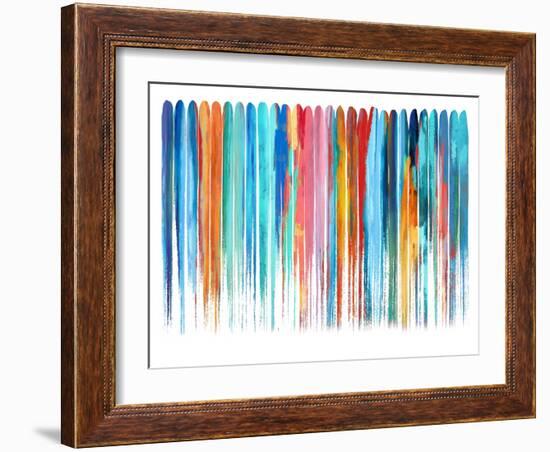 Vertical Lines 4, 2024-David Moore-Framed Art Print