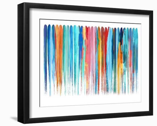 Vertical Lines 4, 2024-David Moore-Framed Art Print