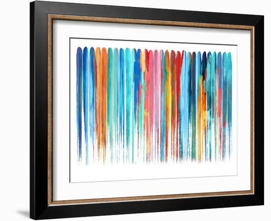 Vertical Lines 4, 2024-David Moore-Framed Art Print