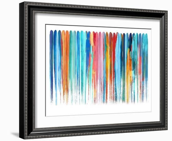 Vertical Lines 4, 2024-David Moore-Framed Art Print