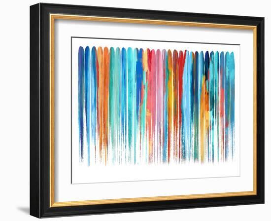 Vertical Lines 4, 2024-David Moore-Framed Art Print