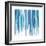 Vertical Lines 8 Blue-David Moore-Framed Art Print