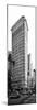 Vertical Panoramic of Flatiron Building and 5th Ave, Black and White Photography, Manhattan, NYC-Philippe Hugonnard-Mounted Photographic Print