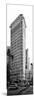 Vertical Panoramic of Flatiron Building and 5th Ave, Black and White Photography, Manhattan, NYC-Philippe Hugonnard-Mounted Photographic Print